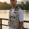 Henry'S Fork V Vest - Tan/Gry
