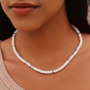Puka Shell Choker - Silver