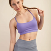Racer Sports Bra - Purple