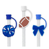 Straw Topper Set - We've Got Spirit - Royal
