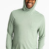 M- Bamboo Lightweight Hoodie - Palm Green