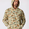 M- Lightweight Fleece Hoodie - Vintage Camo