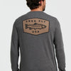 Freshwater Long Sleeve Tee - Heather Black Sand