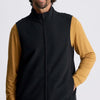 M- Gridback Fleece Vest - Black