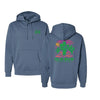 Outdoors Neon Cactus Hoodie - Storm Blue