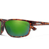 Sentry Sunglasses - Tortoise + Polarized Green Mirror Lens