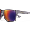 Rambler Sunglasses - Transparent Gray + Polarized Plasma Mirror Lens