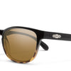 Loveseat Sunglasses - Black Tortoise Fade + Polarized Brown Lens