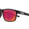Respek Sunglasses - Black/Red Mirror