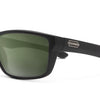 Mayor Sunglasses - Matte Black + Polarized Gray Green
