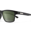 A-Team Sunglasses - Matte Black + Polarized Gray Green