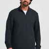 M- Waffle 1/4 Zip - Black