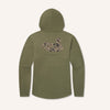 Classic Hoodie Tee - Duck Originals Camo - Washed Dark Green