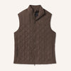 Lawrence Quilted Vest - Stone Brown