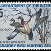 Metal Duck Stamp Sign Small - 1975 Wood