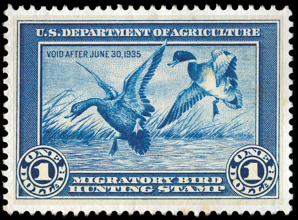 Metal Duck Stamp Sign