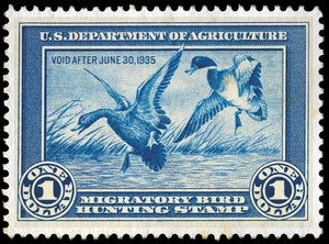 Metal Duck Stamp Sign