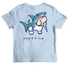 Shark Pup Tee - Light Blue