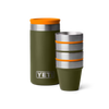 Yeti Shot Glasses & Case - Olive/King Crab Orange