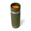 16 Oz Travel Bottle - Olive/King Crab Orange