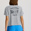 Slow & Steady Meadow Tee - Heather Aspen Grey