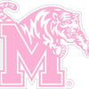 Collegiate Decals - 4" Pink Memphis Tiger