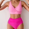 Summer Split Swimsuit - Two Toned Pink