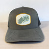 Logo Trucker Hat - SY Wilson - Charcoal/Black