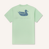 Seawash Tee - Retro Duck Originals - Seafoam