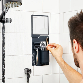 The Oliver - Shower Mirror - CHARCOAL
