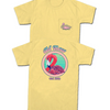 Flamingo Pocket Tee - Yellow