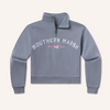 Vintage 1/4 Zip Trademark - Washed Slate