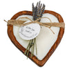 Small Heart Dough Candle - Sweet Vanilla