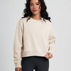 W- Bamboo Northcoast Fleece Crew - Stone