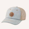 Washed Denim Trucker Hat - Light Blue