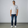 Cotton Brothers Polo - White/Charcoal