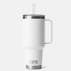 42 Oz Straw Mug - White