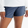 W- Bamboo Lined Active Short 3" - Blue Dusk