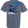 Ole Miss Sign Tee - Denim
