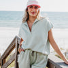 Seafoam Half Zip Comfort Set - Seafoam