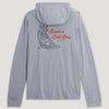Men Bamboo Lightweight Graphic Hoodie - Catch A Cold One Aspen Grey
