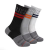 Sport Crew Sock 3Pk - Assorted
