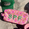 SPF Pink Palms Makeup Bag - Pink Palms