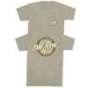 Duck Camo Circle Logo Pocket Tee - Sandstone
