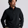 Men's Gridback Fleece Snap Pullover - Black