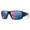 Guides Choice Sunglasses - Polarized Rose Blue Mirror Lens - Matte Black Frame