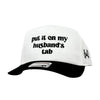 Husband's Tab Trucker Hat - Black