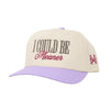 I Could Be Meaner Trucker Hat - Retro Lavender/Natural
