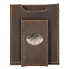 Collegiate Magnetic Front Pocket Leather Wallet - MS State