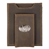 Collegiate Magnetic Front Pocket Leather Wallet - Univ of Memphis